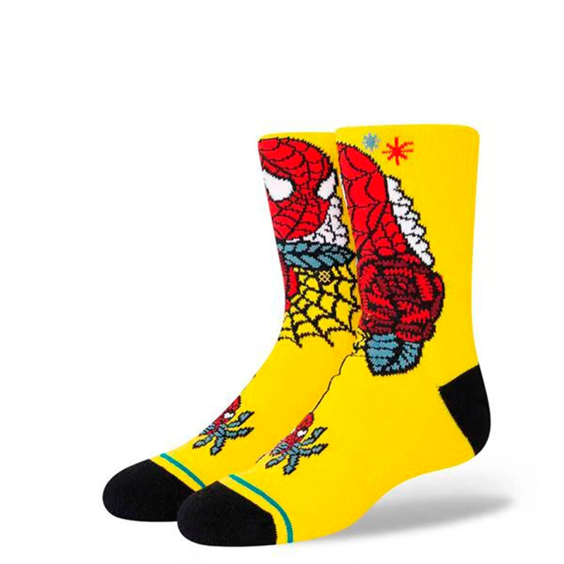 STANCE SOCK KIDS SPIDIEY YELLOW - 1