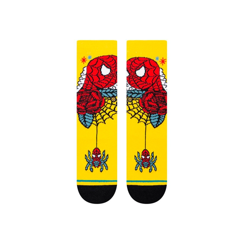 STANCE SOCK KIDS SPIDIEY YELLOW - 2
