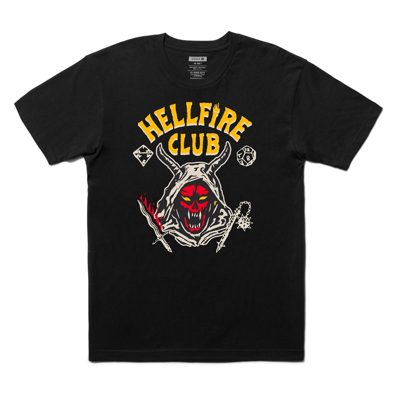 POLERA STANCE HELLFIRE CLUB BLACK - 3