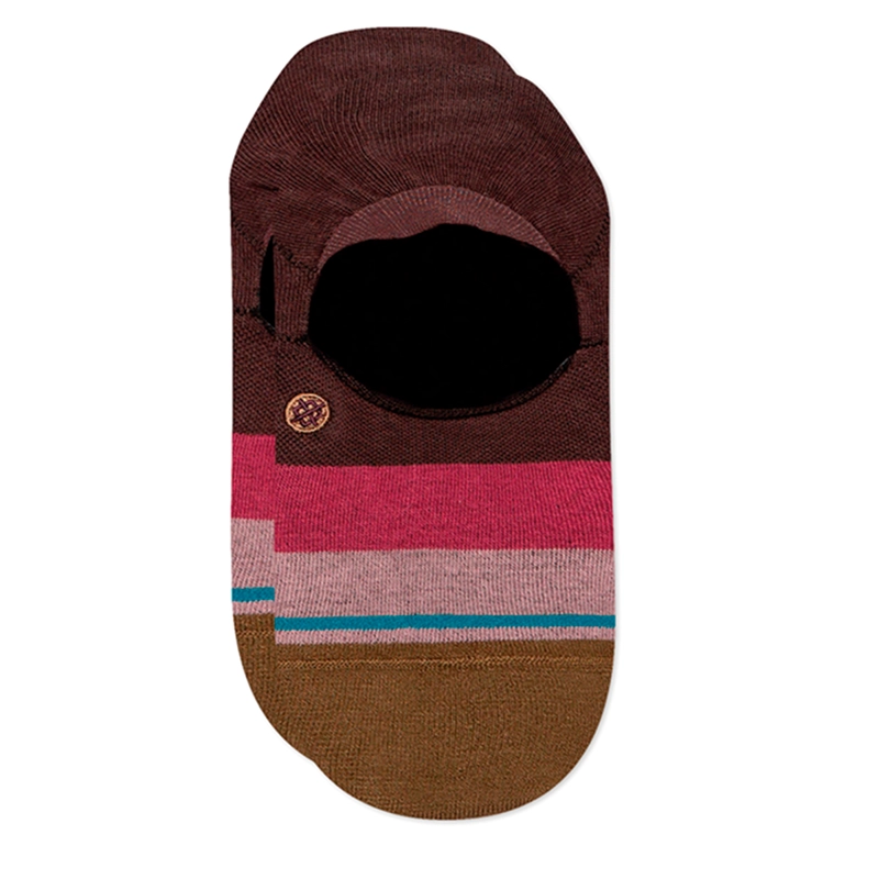 STANCE SOCK WOMEN 3 PACK NO SHOW MOMENTO PLUM - 2