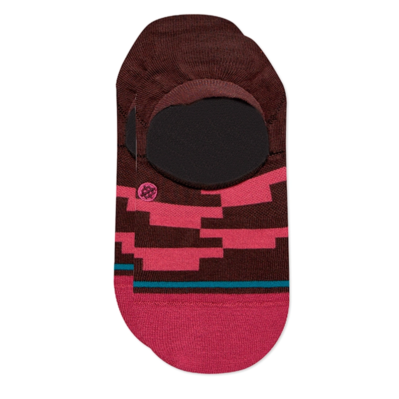 STANCE SOCK WOMEN 3 PACK NO SHOW MOMENTO PLUM - 4