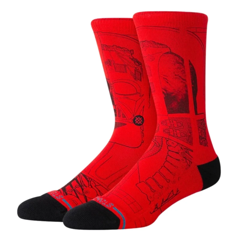 STANCE SOCK MEN VADER STAR WARS CREW RED - 1