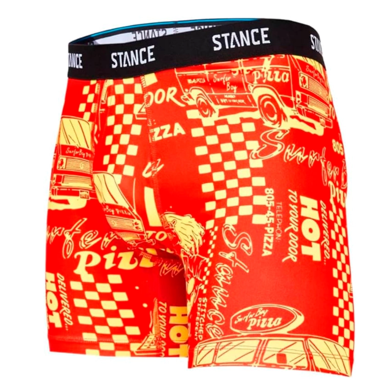 BOXER MEN STANCE STRANGER THINGS RED YELLOW - 1