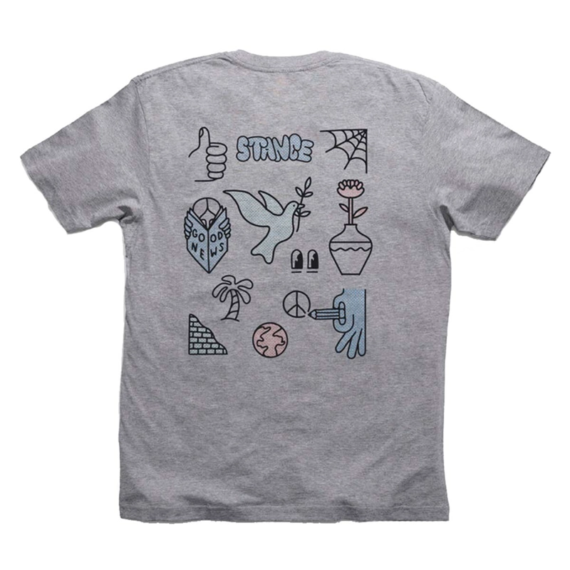 POLERA SKETCHY HEATHER GREY - 2