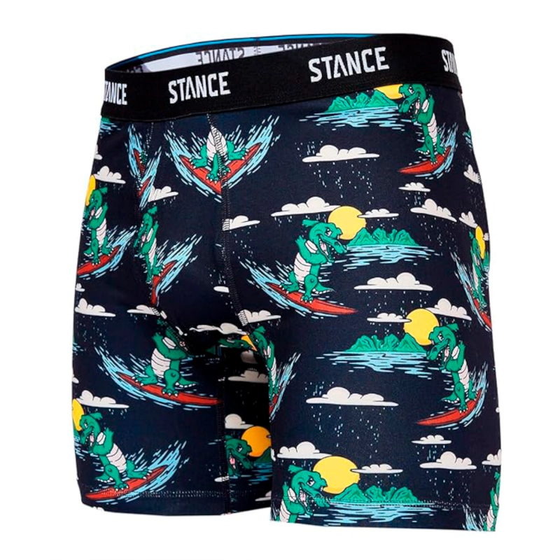 BOXER MEN STANCE SEE YOU LATER GATOR BLACK - 1
