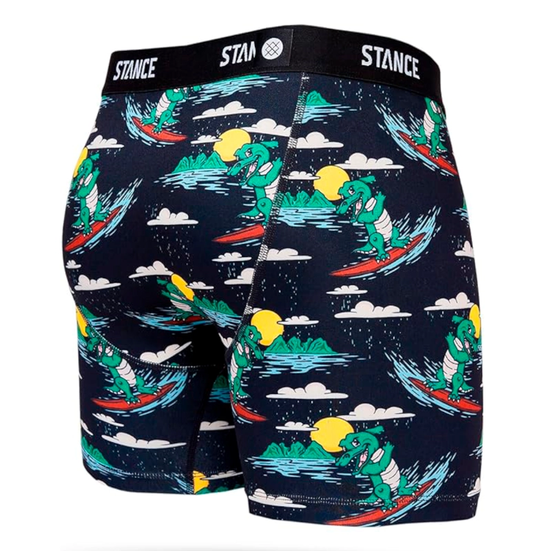 BOXER MEN STANCE SEE YOU LATER GATOR BLACK - 2