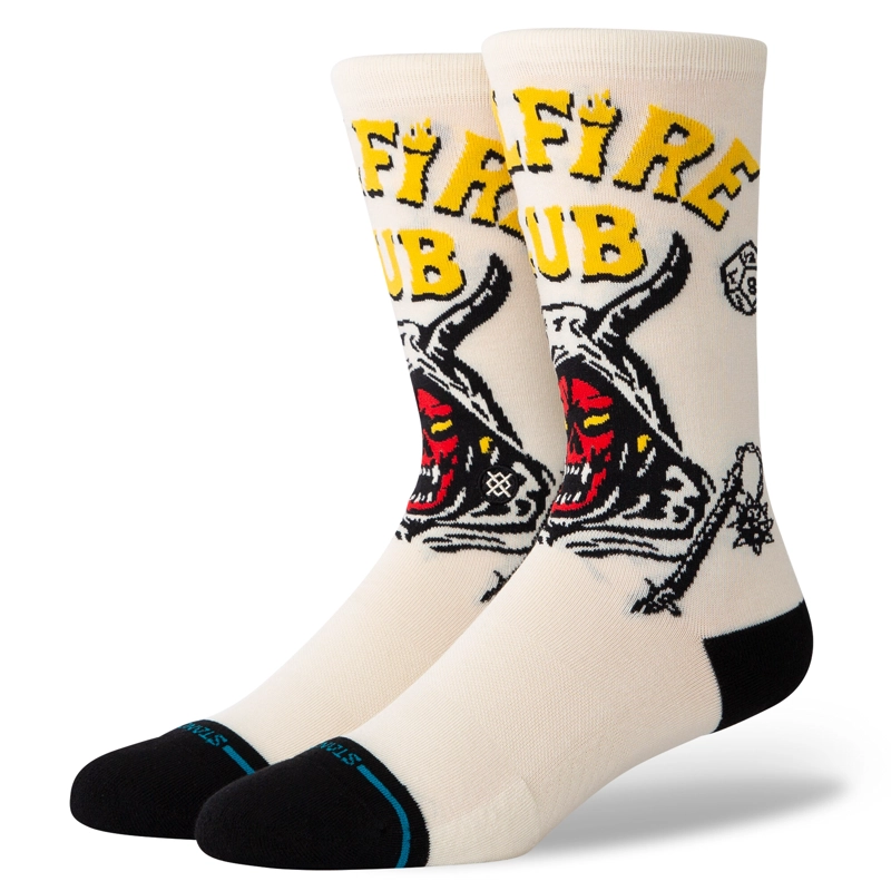 STANCE SOCK HELLFIRE VINTAGE WHITE - 1
