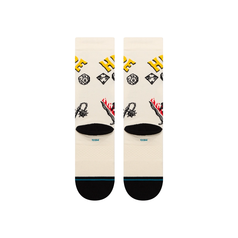 STANCE SOCK HELLFIRE VINTAGE WHITE - 3