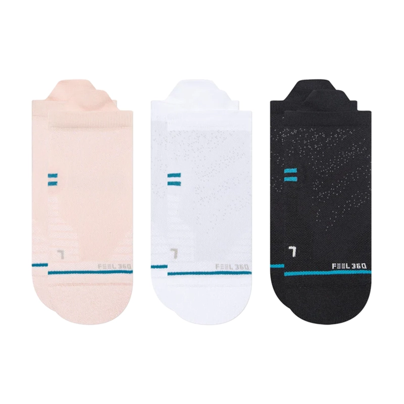 STANCE SOCK MEN ATHLETIC TAB 3 PACK PINK MULTI - 1
