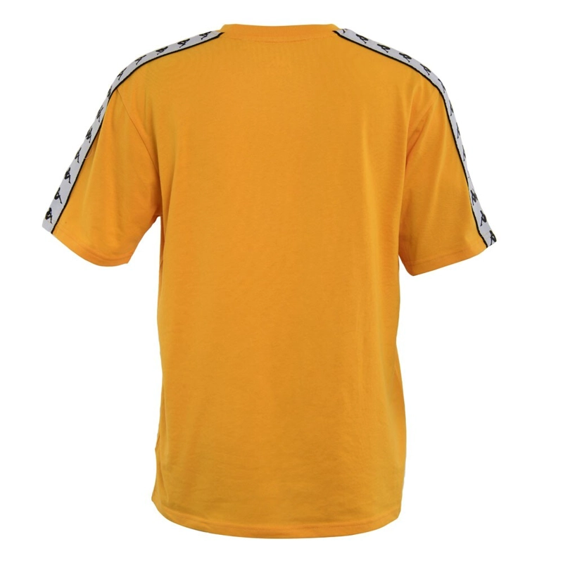POLERA MEN ORANGE LOGO FRONT WHITE - 2