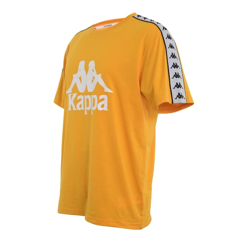 POLERA MEN ORANGE LOGO FRONT WHITE - 3