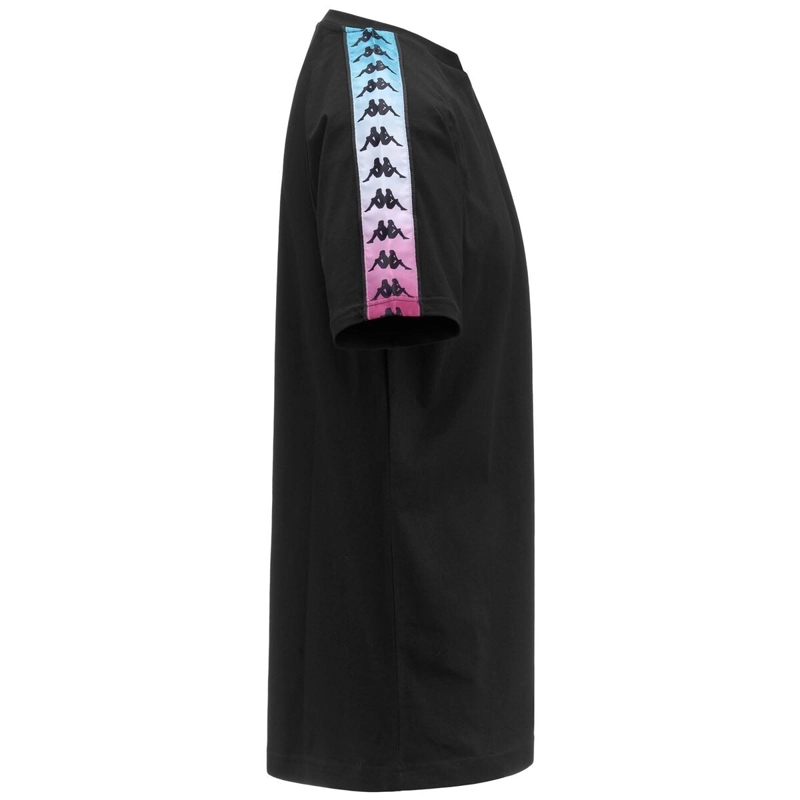 POLERA MEN BANDA COEN DEGRADE BLACK TURQUOISE FUXIA - 3