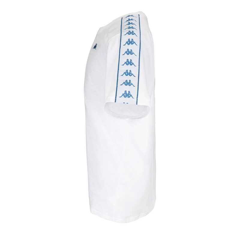 POLERA KAPPA MEN BANDA TINY LOGO WHITE BLUE - 3