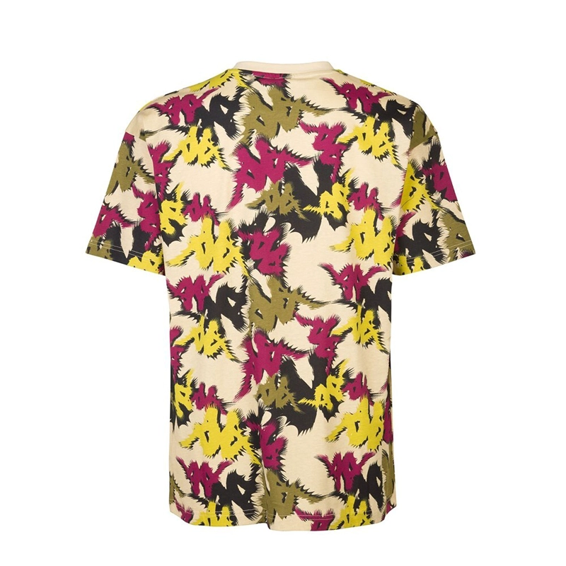 POLERA 222 BANDA MEN FAPO BEIGE VIOLET GRAPHIC - 2