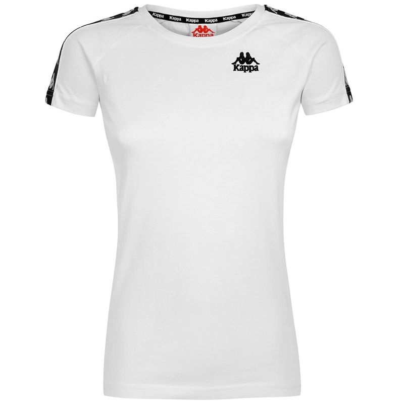 POLERA 222 BANDA WOMEN APAN SLIM WHITE BLACK KAPPA - 1