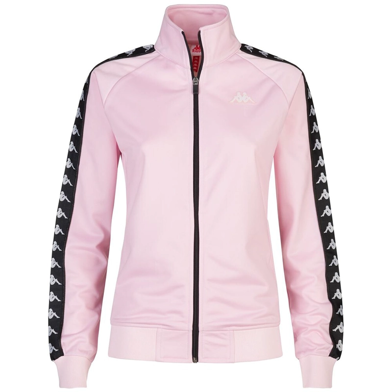 CHAQUETA KAPPA 222 BANDA WANNISTON PINK BLACK - 1