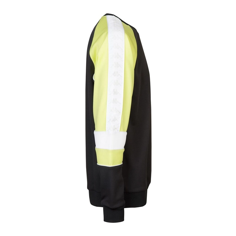 POLERON KAPPA BANDA MEN ARLTON BLACK GREEN LIME WHITE - 2