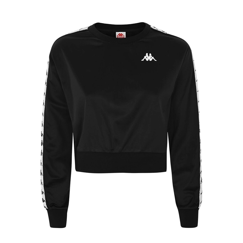 POLERON KAPPA CROP 222 BANDA WOMEN AHMIS BLACK WHITE - 1