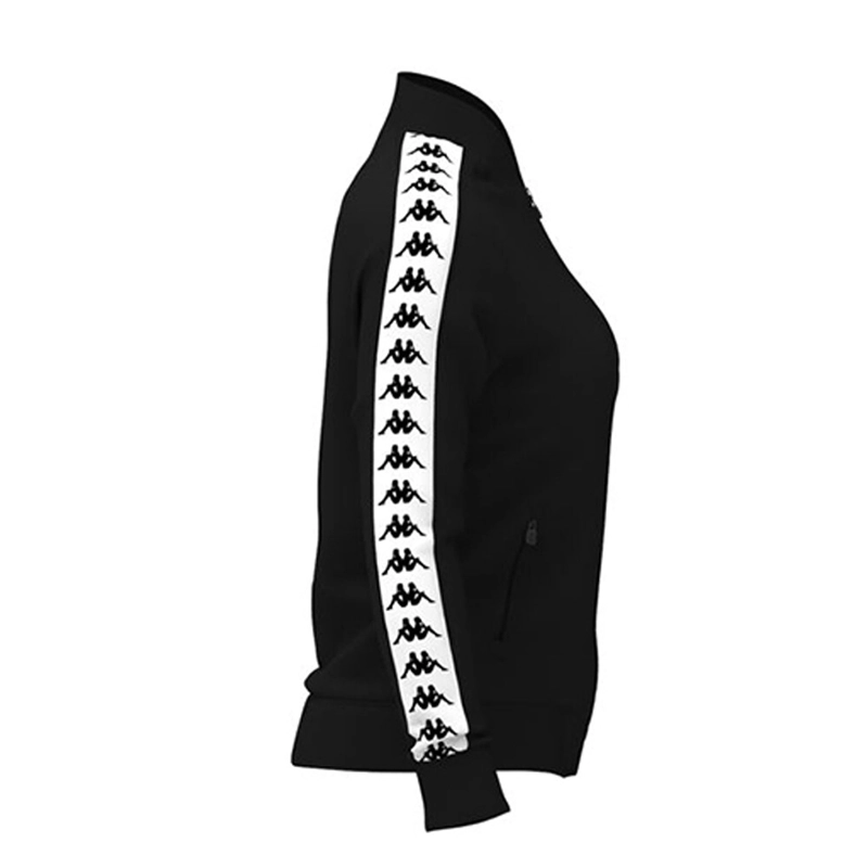CHAQUETA KAPPA 222 BANDA WOMBER SLIM BLACK WHITE - 3