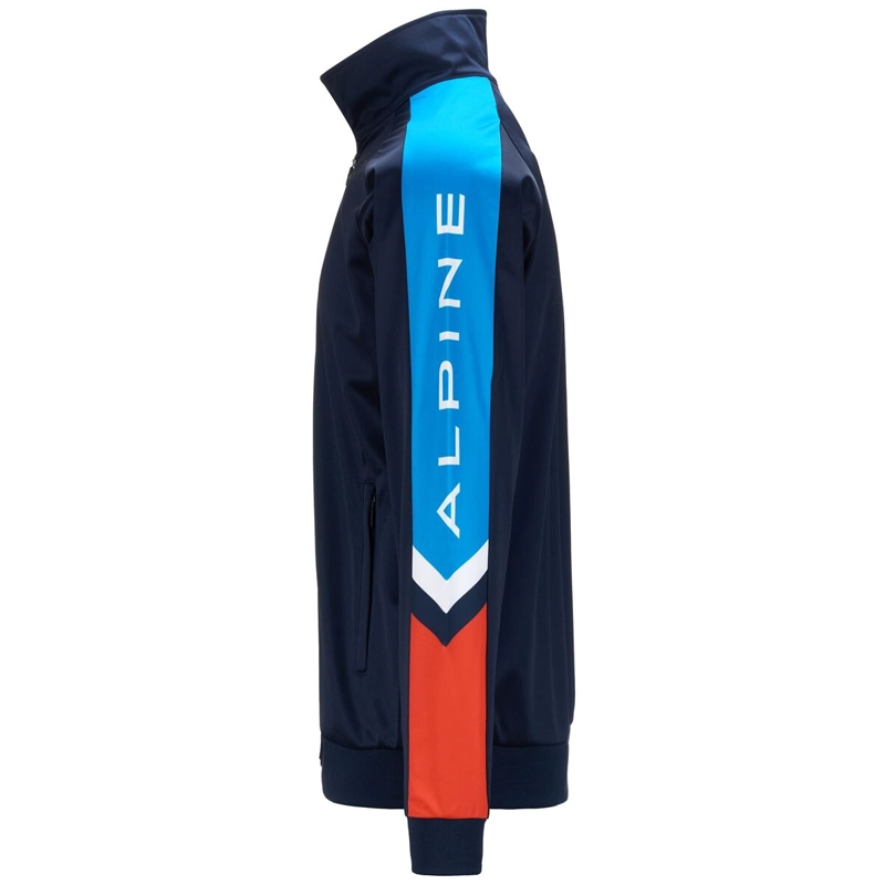 CHAQUETA KAPPA MEN ANCOL ALPINE F1 BLUE NAVY LIQUID BLUE RED - 3