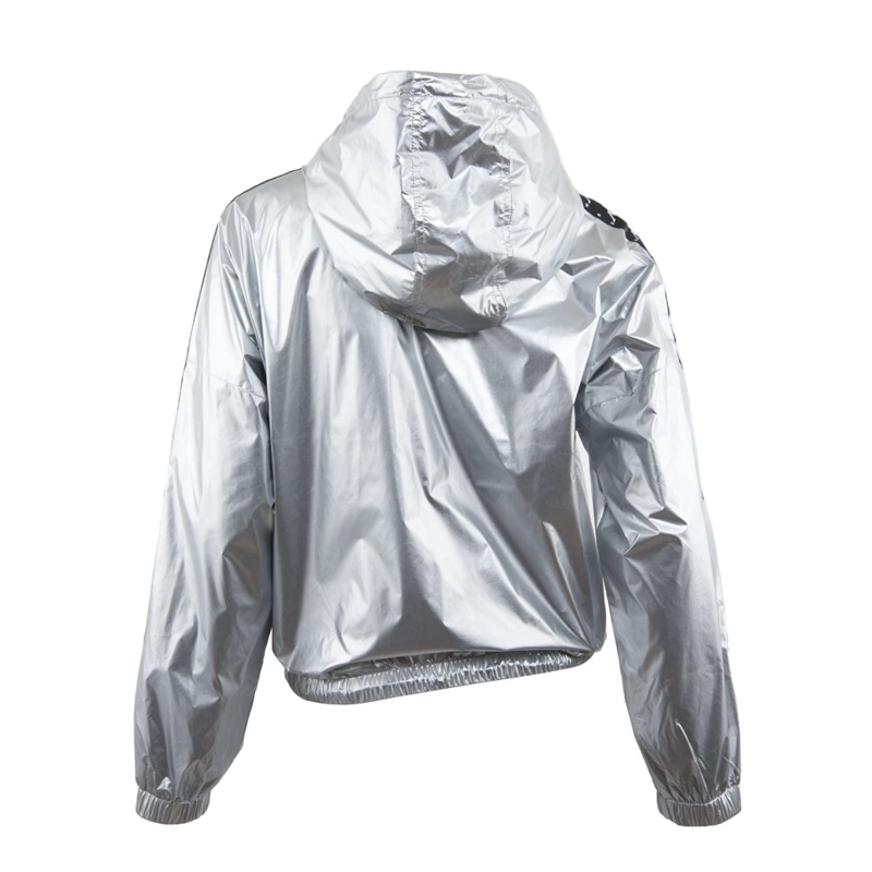 CORTAVIENTO WOMEN CROP SILVER BLACK - 2