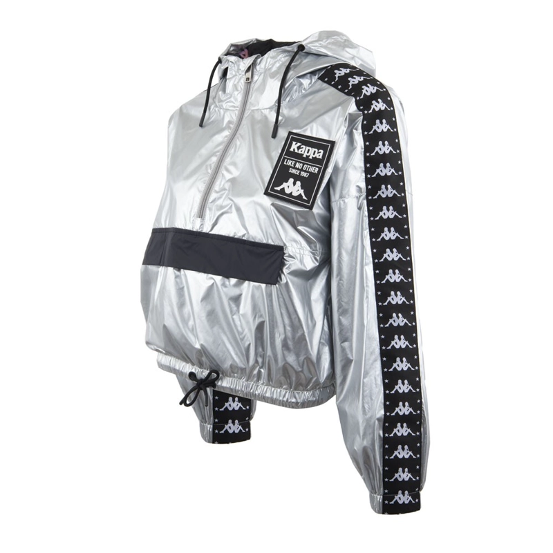 CORTAVIENTO WOMEN CROP SILVER BLACK - 3