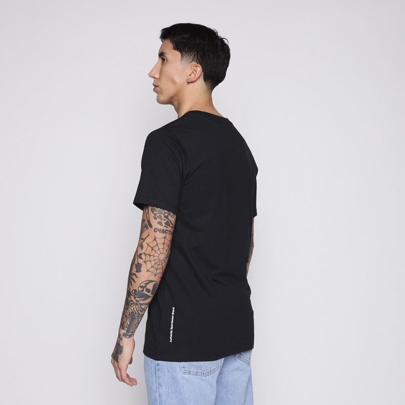 POLERA KAPPA MEN BLACK OMINI GREY - 3