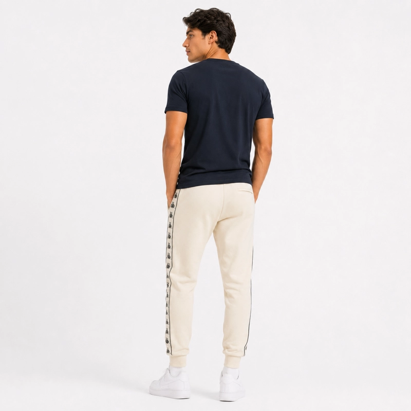 PANTALON MEN 222 BANDA BUNTU BEIGE GREY - 2