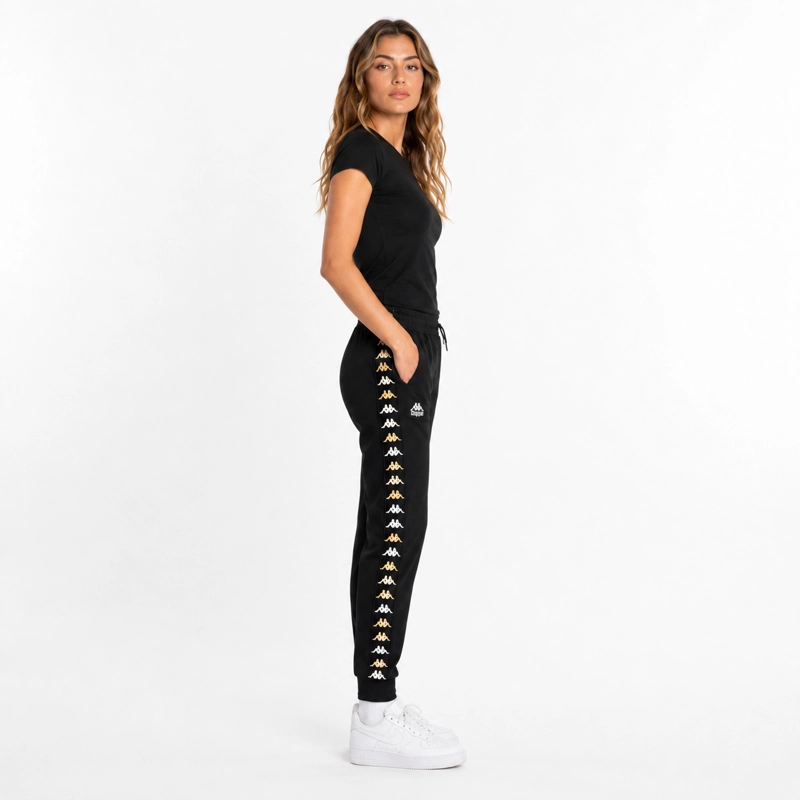 PANTALON BANDA BEICEGEL WOMEN BLACK YELLOW BROWN - 4