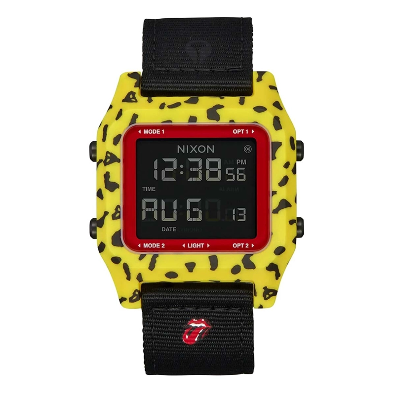 RELOJ ROLLING STONES STAPLE YELLOW BLACK - 1