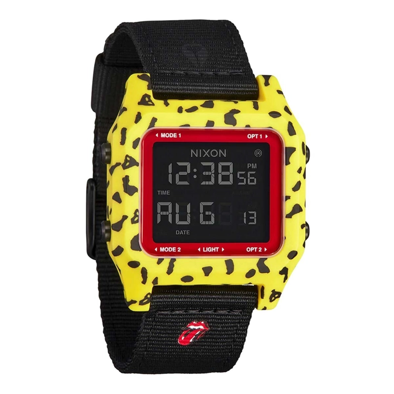RELOJ ROLLING STONES STAPLE YELLOW BLACK - 3