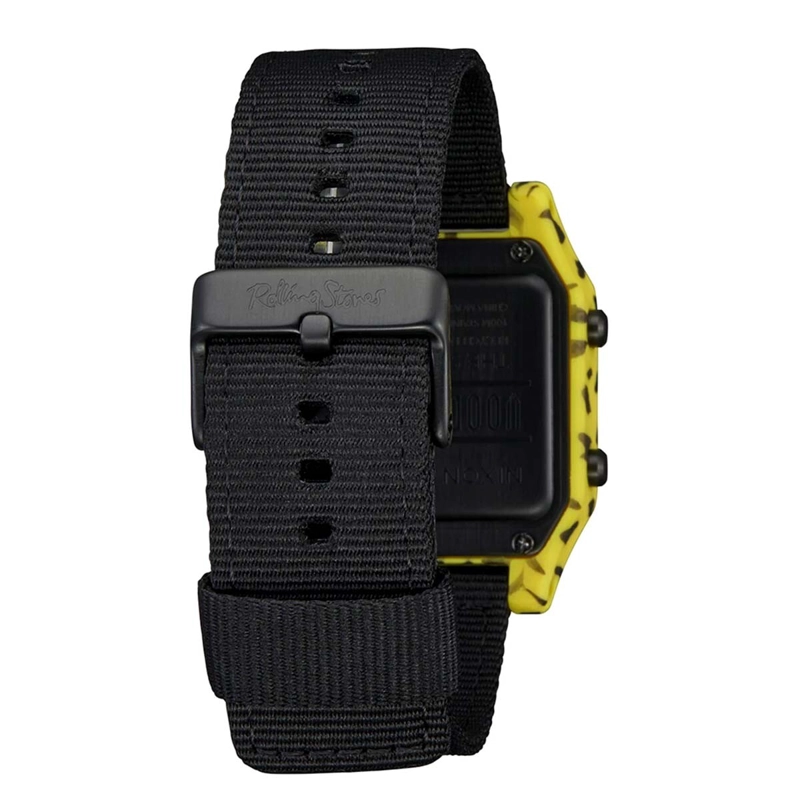 RELOJ ROLLING STONES STAPLE YELLOW BLACK - 4