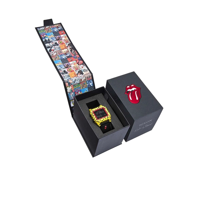 RELOJ ROLLING STONES STAPLE YELLOW BLACK - 6