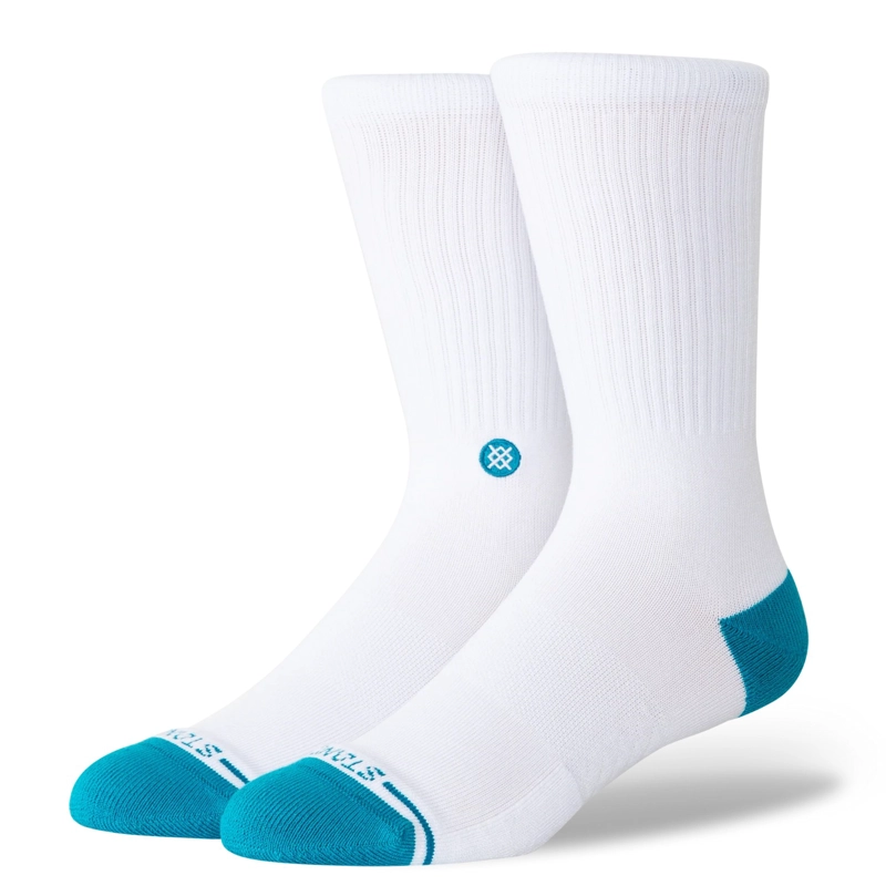 STANCE SOCKS ICON DOT CREW TEAL - 1