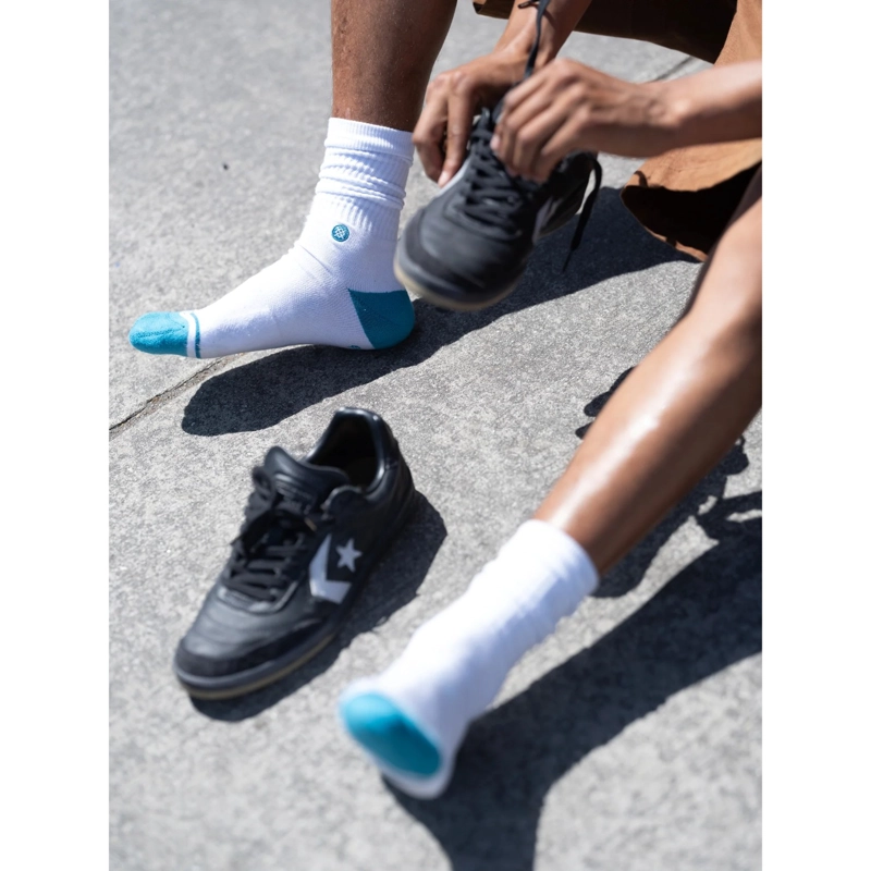 STANCE SOCKS ICON DOT CREW TEAL - 4