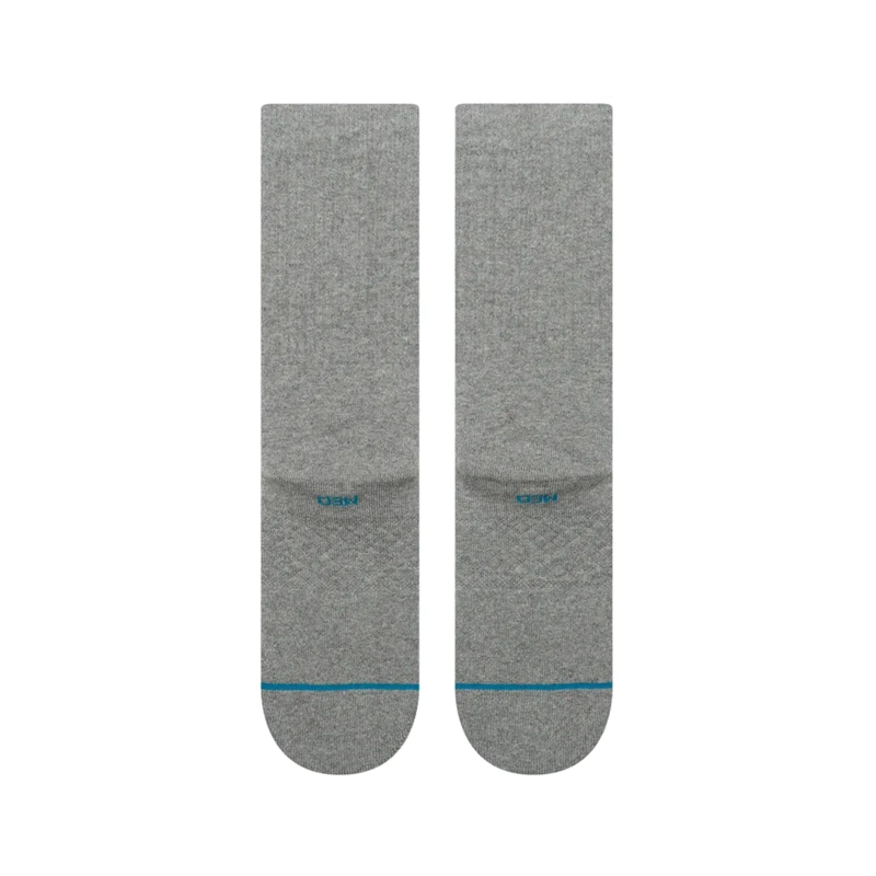 STANCE SOCKS ICON GREY HEATHER - 3