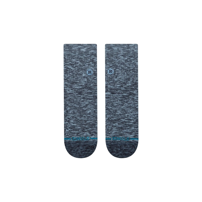 STANCE SOCKS SLUB QUARTER NAVY - 2