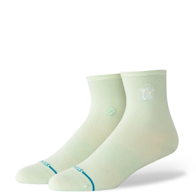 STANCE SOCKS WOMEN FINE RIB QUARTER GREEN - 1