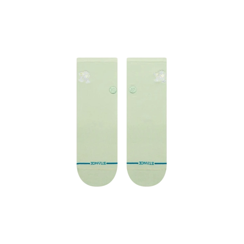 STANCE SOCKS WOMEN FINE RIB QUARTER GREEN - 2
