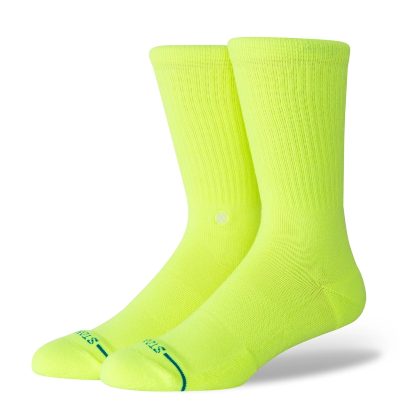 STANCE SOCKS ICON NEON YELLOW - 1