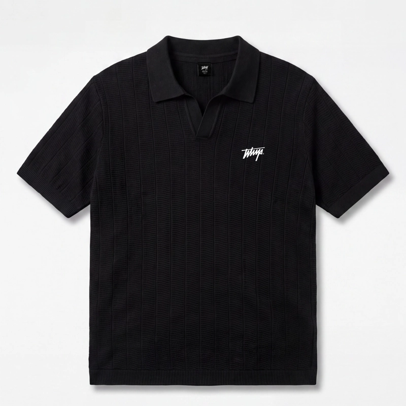 POLERA WHATUP MEN KNITTED BLACK - 1