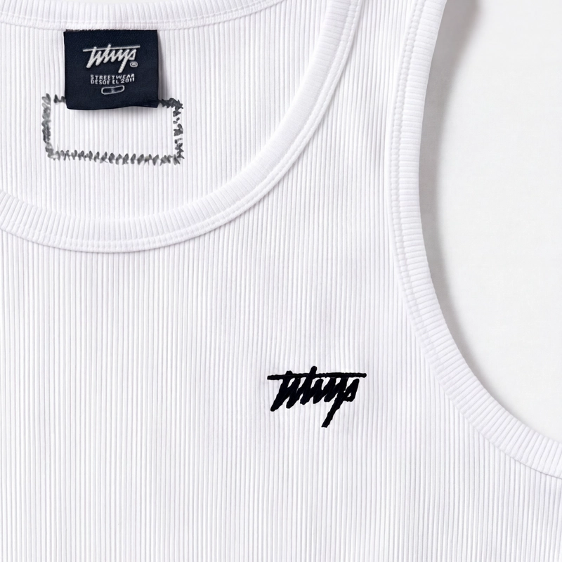 POLERA WHATUP MEN TANK WHITE - 6