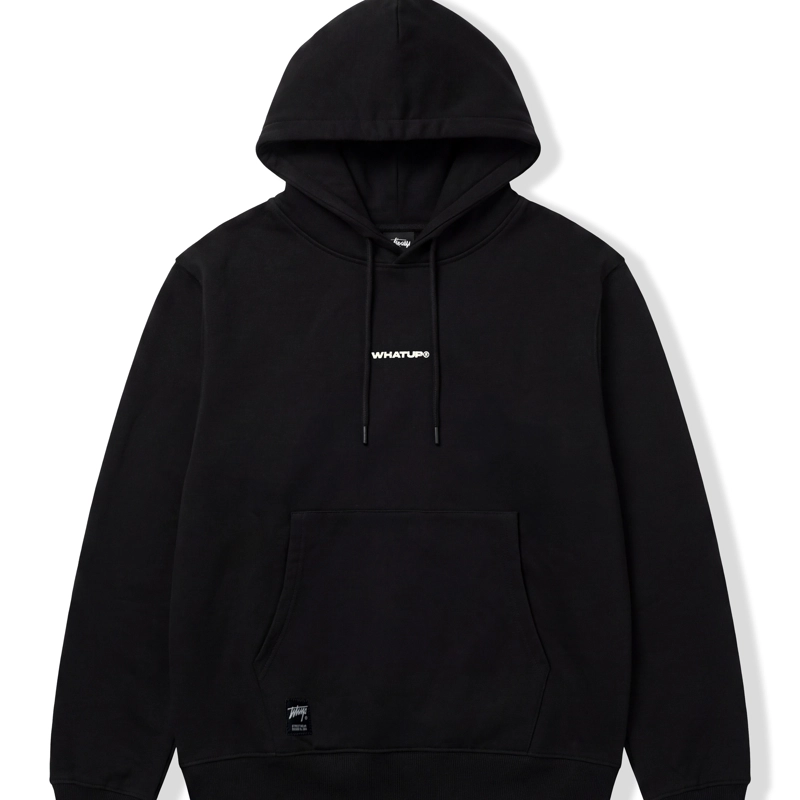 POLERON WHATUP HOODIE BLACK LOGO - 4