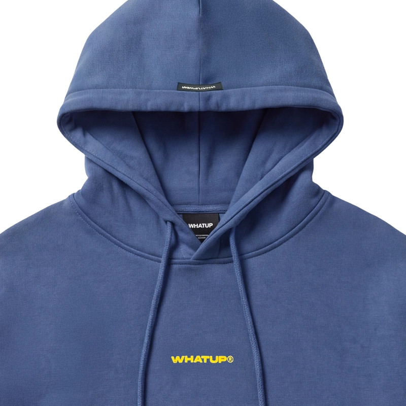 POLERON WHATUP HOODIE BLUE LOGO - 3