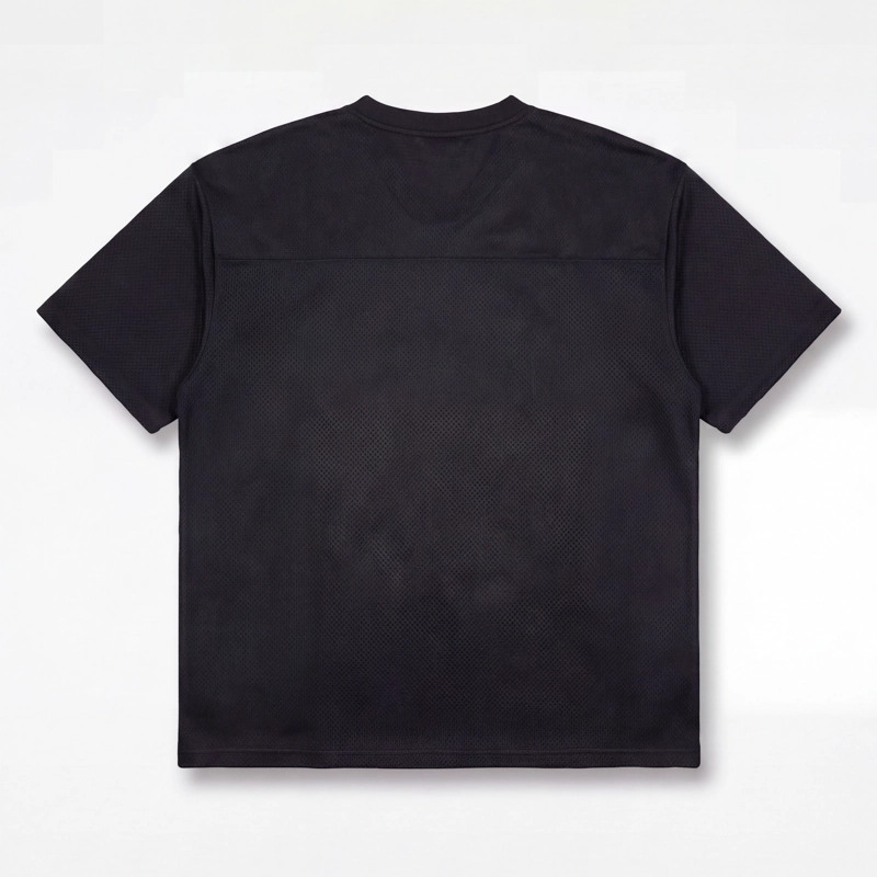 POLERA WHATUP MEN BOXY MESH 00 BLACK RED - 5