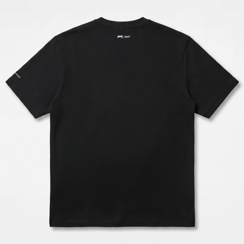 POLERA WHATUP MEN BOXY BLACK LOGO GREY - 5