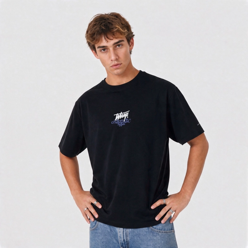 POLERA WHATUP MEN OVERSIZE CHERRY DICE BACK - 1