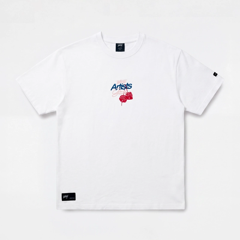 POLERA WHATUP MEN OVERSIZE ARTISTS GANG WHITE - 4