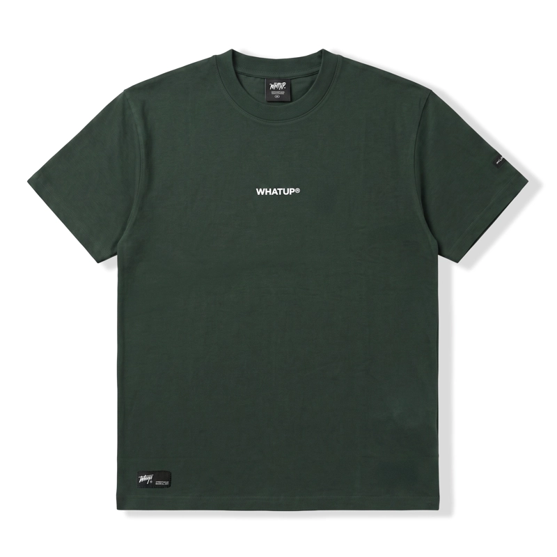 POLERA WHATUP MEN CLASSIC LOGO GREEN BLACK - 4