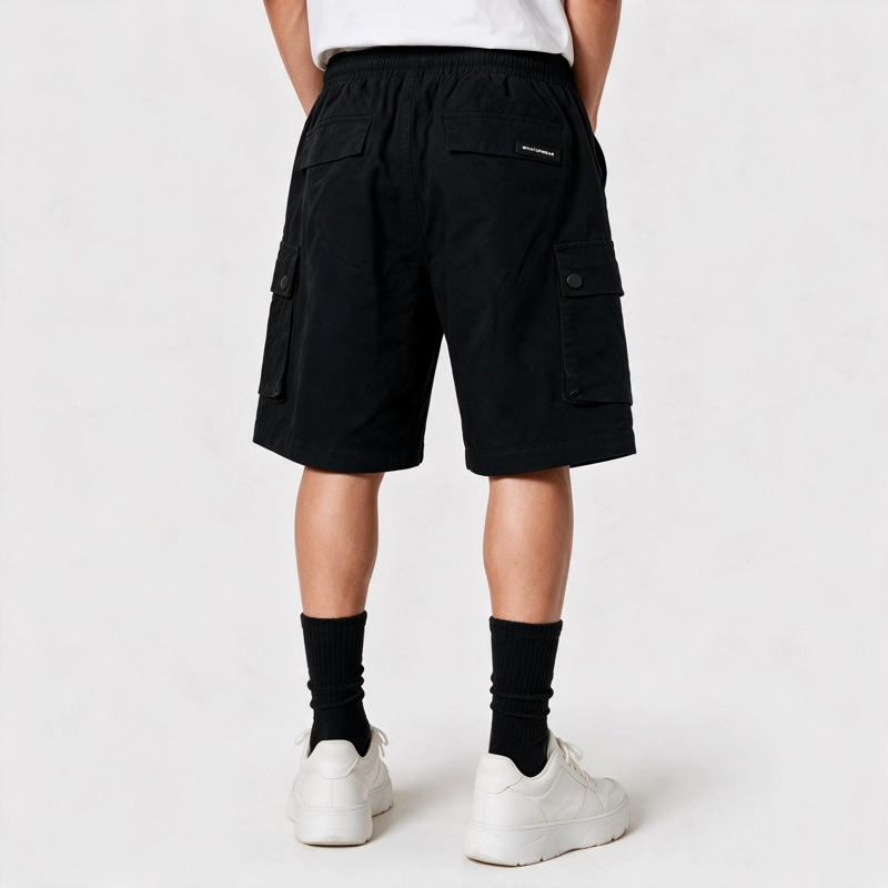 SHORT WHATUP CARGO ALL BLACK - 2